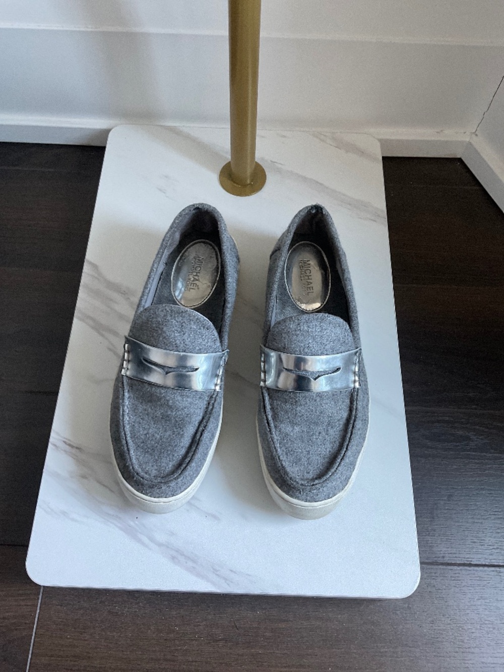 Michael Kors Grey Loafers